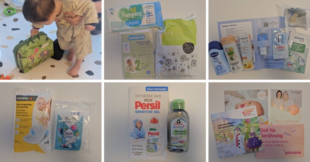 ドイツのdmのベビーボックスの中身