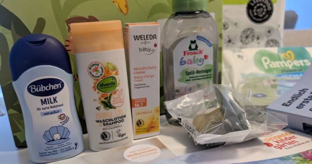 ドイツのdmのベビーボックスの中身